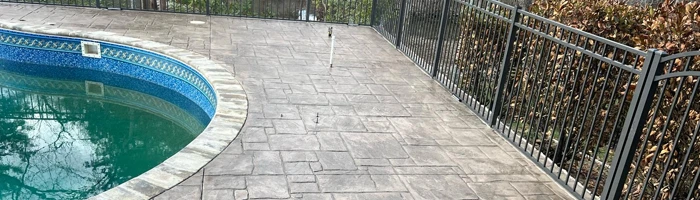 nashville concrete around pool